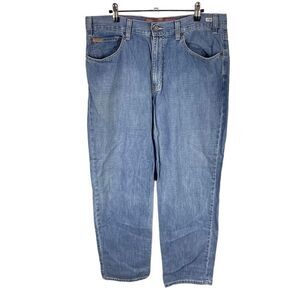 Eddie Bauer Straight Jeans 36x32 Men’s Dark Wash Pre-Owned [#3786]